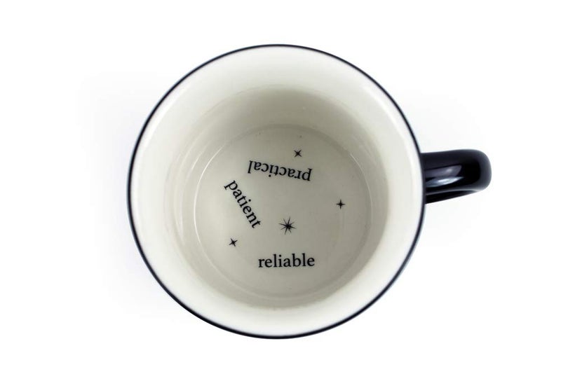 Creature Cups TAURUS Ceramic Mugs - 13.5 oz Coffee & Tea Mug, Astrology Horoscope Cups with Personality Traits Revealed Inside, April & May Birthday Constellation and Zodiac Sign Drinkware - Image 3